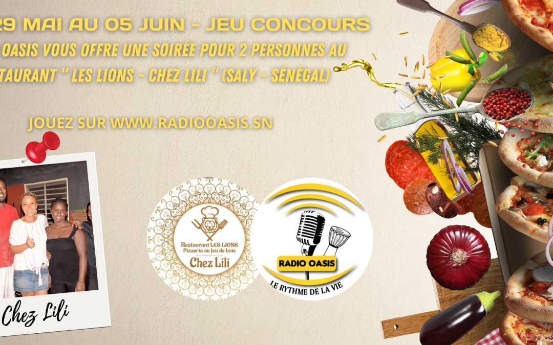 Du 29 Mai au 05 Juin – Jeu concours